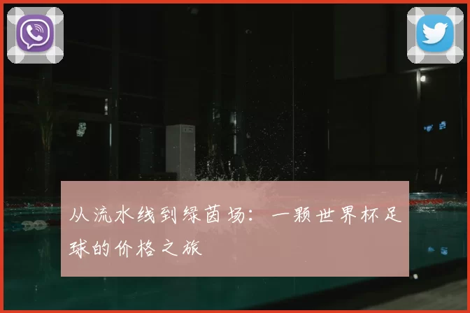 从流水线到绿茵场：一颗世界杯足球的价格之旅